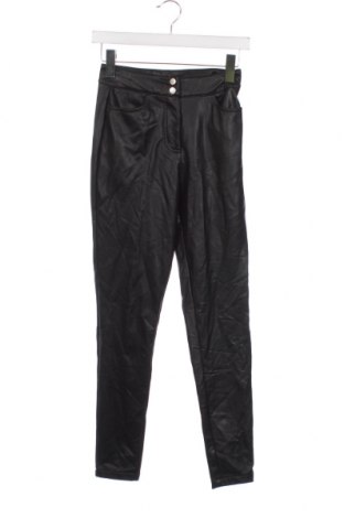 Γυναικείο παντελόνι δερμάτινο ONLY, Μέγεθος XXS, Χρώμα Μαύρο, Τιμή 7,80 €