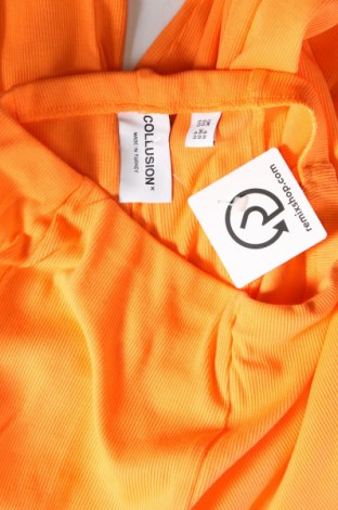Pantaloni de femei Collusion, Mărime S, Culoare Portocaliu, Preț 24,60 Lei