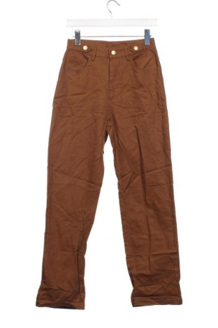 Дамски панталон DAZY, Размер XS, Цвят Кафяв, Цена 4,06 лв.