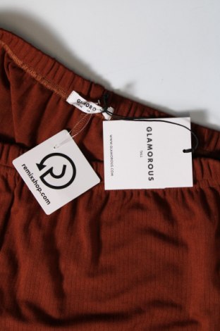 Дамски панталон Glamorous, Размер XL, Цвят Кафяв, Цена 15,66 лв.