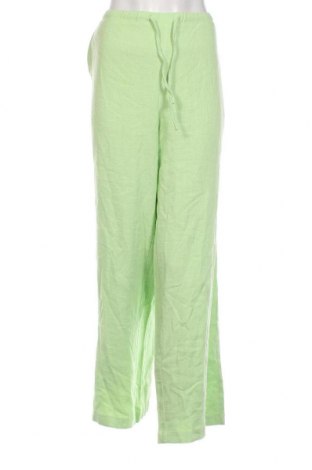 Дамски панталон NA-KD, Размер L, Цвят Зелен, Цена 87,00 лв.