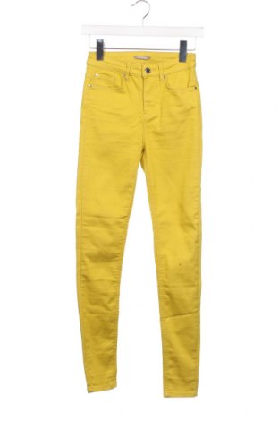Damskie spodnie Orsay, Rozmiar XS, Kolor Żółty, Cena 13,91 zł