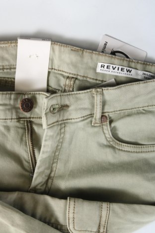 Дамски панталон Review, Размер S, Цвят Зелен, Цена 87,00 лв.