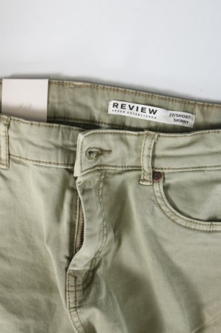 Дамски панталон Review, Размер XS, Цвят Зелен, Цена 16,53 лв.