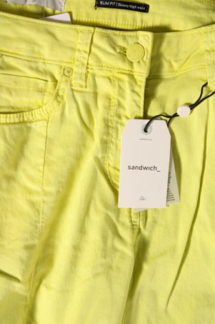 Pantaloni de femei Sandwich_, Mărime M, Culoare Galben, Preț 480,26 Lei
