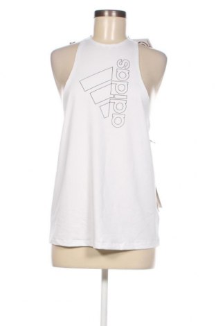Γυναικείο αμάνικο μπλουζάκι Adidas, Μέγεθος S, Χρώμα Λευκό, Τιμή 40,72 €