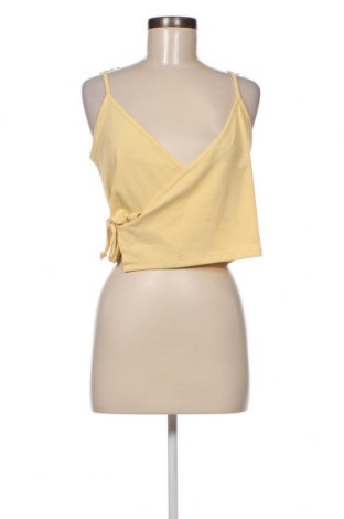 Γυναικείο αμάνικο μπλουζάκι Even&Odd, Μέγεθος XL, Χρώμα Κίτρινο, Τιμή 3,35 €
