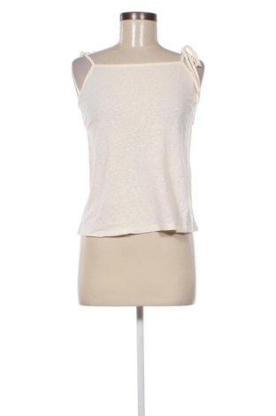 Γυναικείο αμάνικο μπλουζάκι Even&Odd, Μέγεθος M, Χρώμα Εκρού, Τιμή 3,14 €