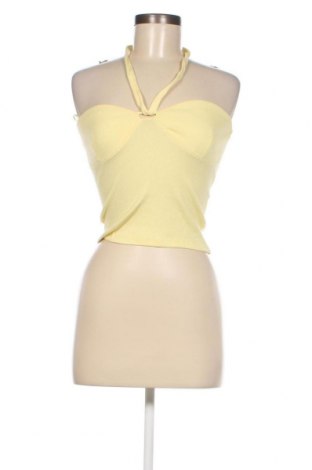 Γυναικείο αμάνικο μπλουζάκι Gina Tricot, Μέγεθος S, Χρώμα Κίτρινο, Τιμή 3,48 €