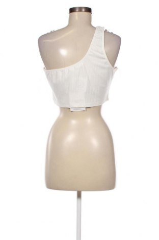 Γυναικείο αμάνικο μπλουζάκι Glamour, Μέγεθος L, Χρώμα Λευκό, Τιμή 2,81 €