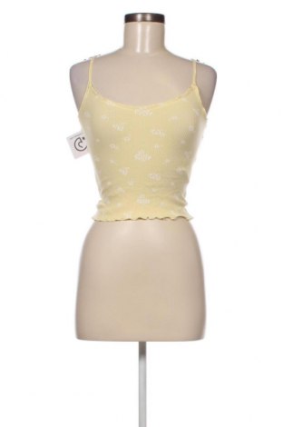 Γυναικείο αμάνικο μπλουζάκι Hollister, Μέγεθος XS, Χρώμα Κίτρινο, Τιμή 4,78 €
