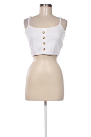 Γυναικείο αμάνικο μπλουζάκι Missguided, Μέγεθος XL, Χρώμα Λευκό, Τιμή 2,92 €