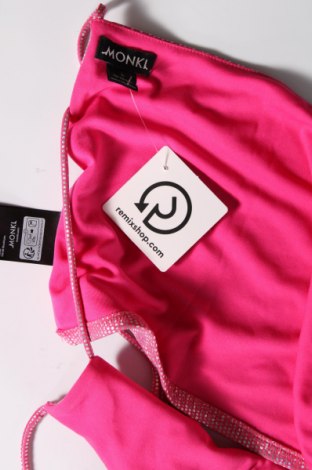 Γυναικείο αμάνικο μπλουζάκι Monki, Μέγεθος L, Χρώμα Ρόζ , Τιμή 9,79 €