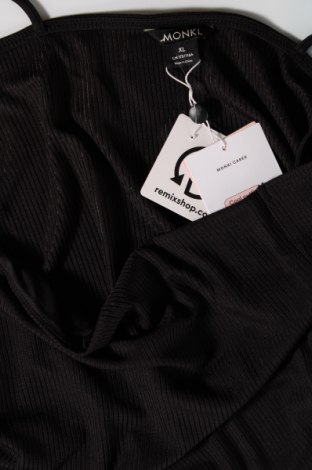 Γυναικείο αμάνικο μπλουζάκι Monki, Μέγεθος XL, Χρώμα Μαύρο, Τιμή 3,03 €
