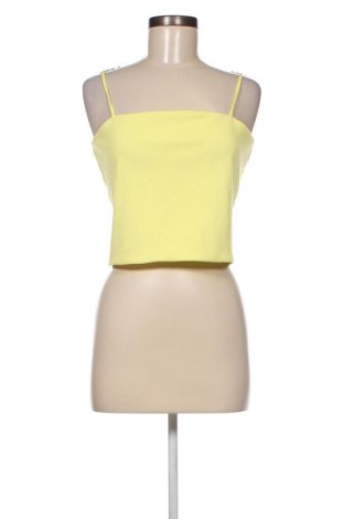 Γυναικείο αμάνικο μπλουζάκι Monki, Μέγεθος L, Χρώμα Κίτρινο, Τιμή 3,13 €