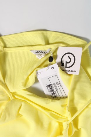Γυναικείο αμάνικο μπλουζάκι Monki, Μέγεθος L, Χρώμα Κίτρινο, Τιμή 9,79 €