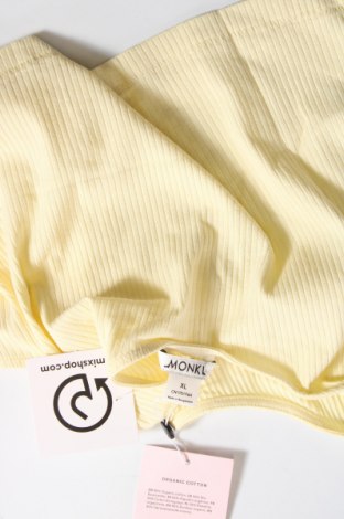 Γυναικείο αμάνικο μπλουζάκι Monki, Μέγεθος XL, Χρώμα Κίτρινο, Τιμή 9,79 €
