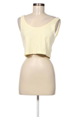 Γυναικείο αμάνικο μπλουζάκι Monki, Μέγεθος XL, Χρώμα Κίτρινο, Τιμή 9,79 €