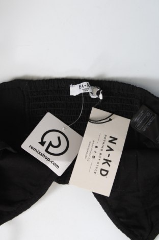 Γυναικείο αμάνικο μπλουζάκι NA-KD, Μέγεθος XS, Χρώμα Μαύρο, Τιμή 5,53 €