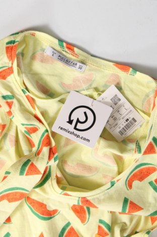 Damska koszulka na ramiączkach Pull&Bear, Rozmiar L, Kolor Kolorowy, Cena 55,97 zł
