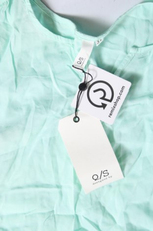 Γυναικείο αμάνικο μπλουζάκι Q/S by S.Oliver, Μέγεθος XS, Χρώμα Πράσινο, Τιμή 4,04 €