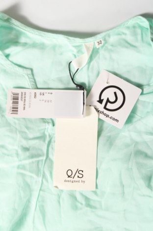 Damska koszulka na ramiączkach Q/S by S.Oliver, Rozmiar XS, Kolor Zielony, Cena 37,88 zł