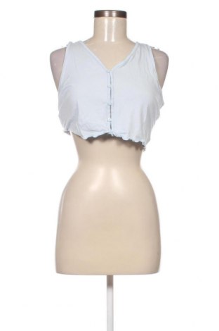 Γυναικείο αμάνικο μπλουζάκι Weekday, Μέγεθος L, Χρώμα Μπλέ, Τιμή 2,92 €