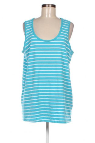 Γυναικείο αμάνικο μπλουζάκι Zizzi, Μέγεθος M, Χρώμα Μπλέ, Τιμή 4,59 €