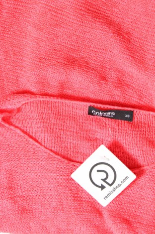 Дамски пуловер Colours Of The World, Размер XS, Цвят Розов, Цена 3,77 лв.
