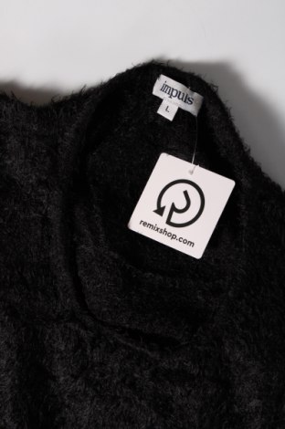 Дамски пуловер Impuls, Размер L, Цвят Черен, Цена 5,22 лв.