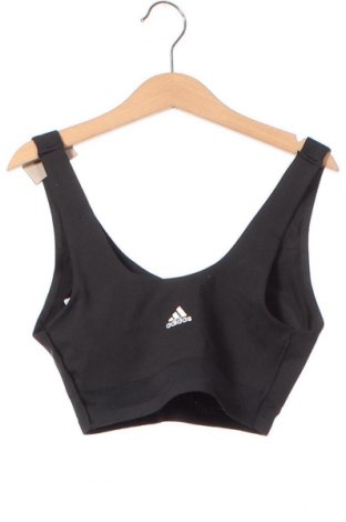 Γυναίκειο αθλητικό τοπ Adidas, Μέγεθος XXS, Χρώμα Μαύρο, Τιμή 12,62 €