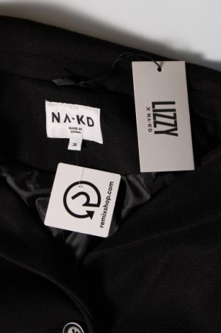 Дамско палто NA-KD, Размер M, Цвят Черен, Цена 98,70 лв.