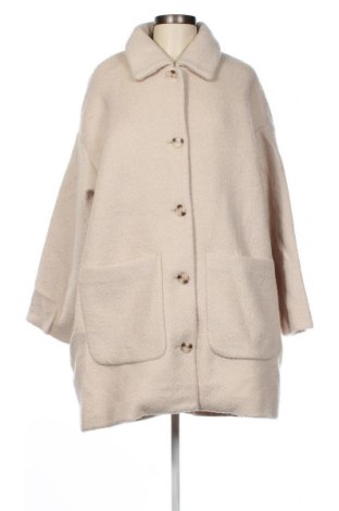 Palton de femei Monki, Mărime L, Culoare Bej, Preț 141,32 Lei