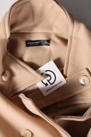 Dámsky kabát  SHEIN, Veľkosť XL, Farba Béžová, Cena  10,64 €