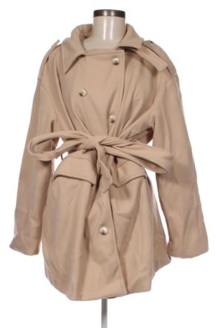 Дамско палто SHEIN, Размер XL, Цвят Бежов, Цена 20,64 лв.