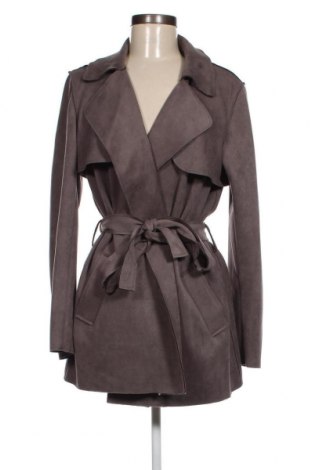 Дамско палто Tahari, Размер S, Цвят Сив, Цена 87,00 лв.