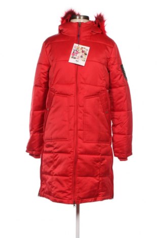 Γυναικείο μπουφάν Ajc, Μέγεθος XS, Χρώμα Κόκκινο, Τιμή 16,30 €
