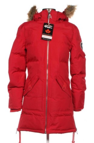Γυναικείο μπουφάν Canadian Peak, Μέγεθος S, Χρώμα Κόκκινο, Τιμή 128,35 €