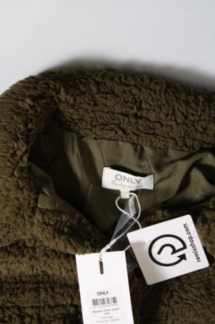Γυναικείο μπουφάν ONLY, Μέγεθος L, Χρώμα Πράσινο, Τιμή 19,44 €