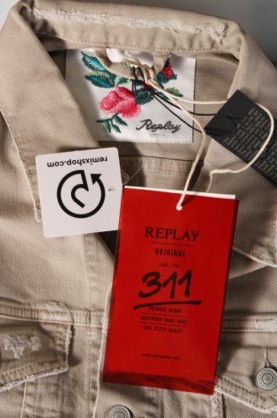 Γυναικείο μπουφάν Replay, Μέγεθος S, Χρώμα  Μπέζ, Τιμή 112,37 €
