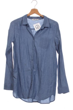 Детска риза H&M, Размер 15-18y/ 170-176 см, Цвят Син, Цена 4,41 лв.