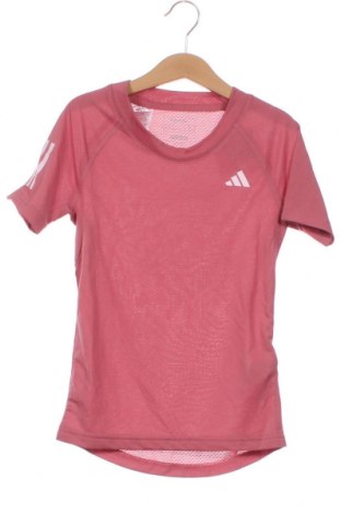 Kinder T-Shirt Adidas, Größe 7-8y/ 128-134 cm, Farbe Aschrosa, Preis 8,58 €