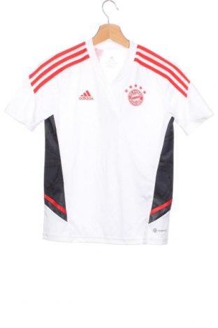 Kinder T-Shirt Adidas, Größe 11-12y/ 152-158 cm, Farbe Weiß, Preis 30,41 €