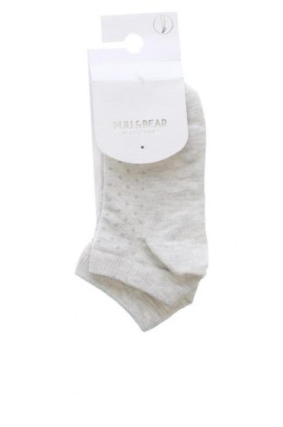 Детски чорапи Pull&Bear, Размер 10-11y/ 146-152 см, Цвят Сив, Цена 6,46 лв.
