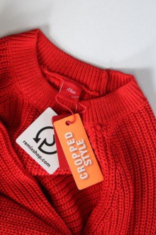 Детски пуловер S.Oliver, Размер 15-18y/ 170-176 см, Цвят Червен, Цена 9,66 лв.