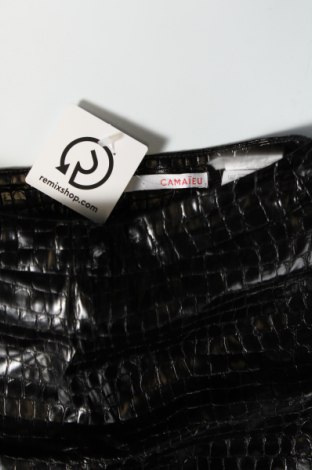 Kožená sukňa  Camaieu, Veľkosť M, Farba Čierna, Cena  1,64 €