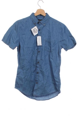 Herrenhemd Burton of London, Größe XS, Farbe Blau, Preis 9,28 €
