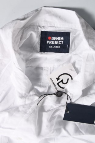 Pánska košeľa  Denim Project, Veľkosť XXL, Farba Biela, Cena  37,11 €