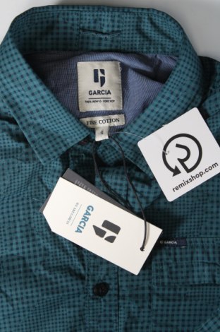 Ανδρικό πουκάμισο Garcia, Μέγεθος S, Χρώμα Μπλέ, Τιμή 3,71 €
