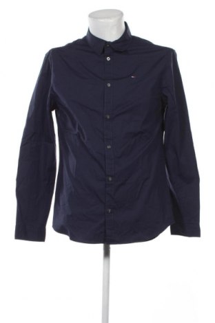 Herrenhemd Tommy Hilfiger, Größe XL, Farbe Blau, Preis 77,32 €